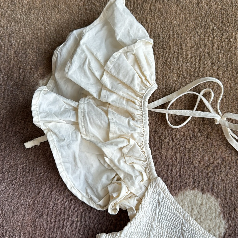 Zara Ruffled Crop Top - Picture 5 of 8